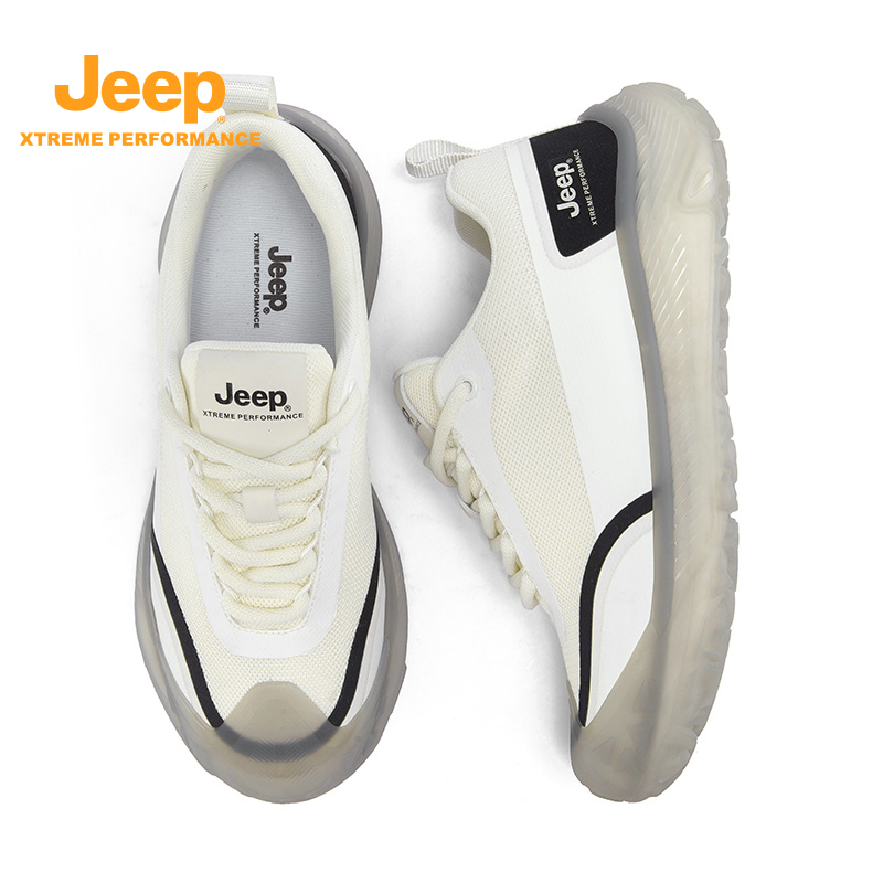JEEP吉普运动登山鞋2025春季新款户外徒步厚底防滑耐磨透气椰子鞋