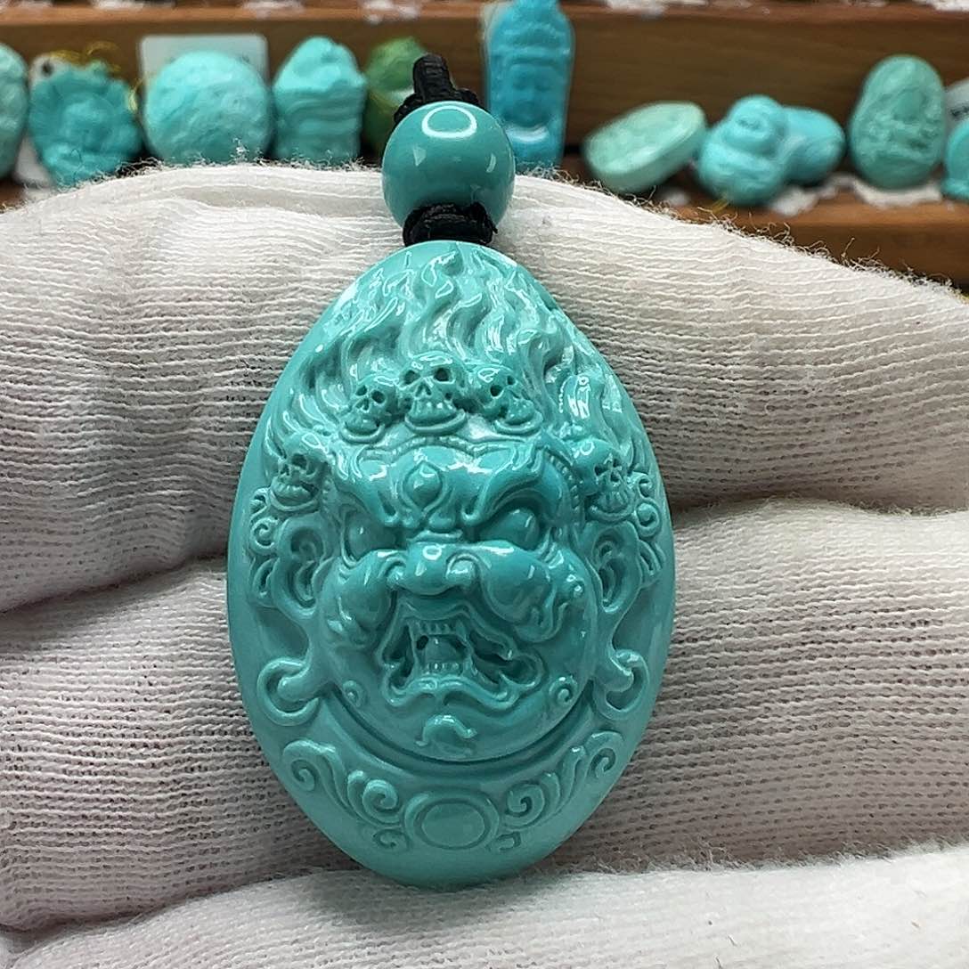 绿松石大黑天 未镶嵌