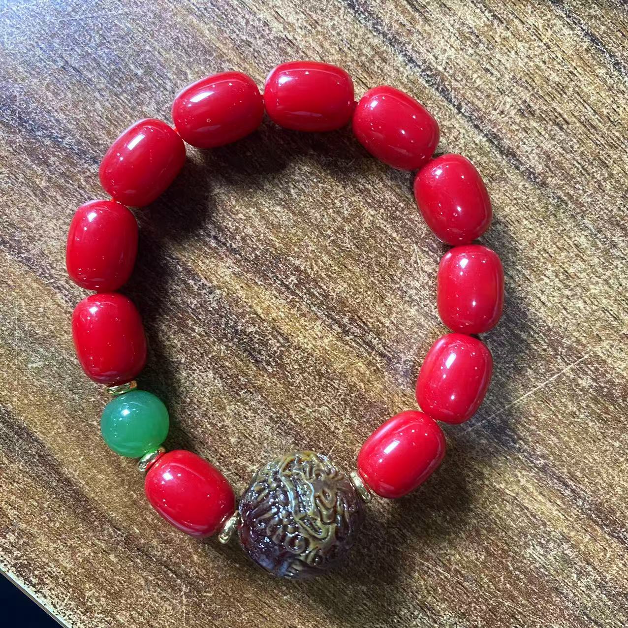 精品时尚血域红景天手链丫3630