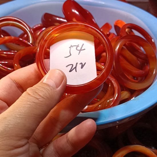 玛瑙/玉髓未镶嵌手镯