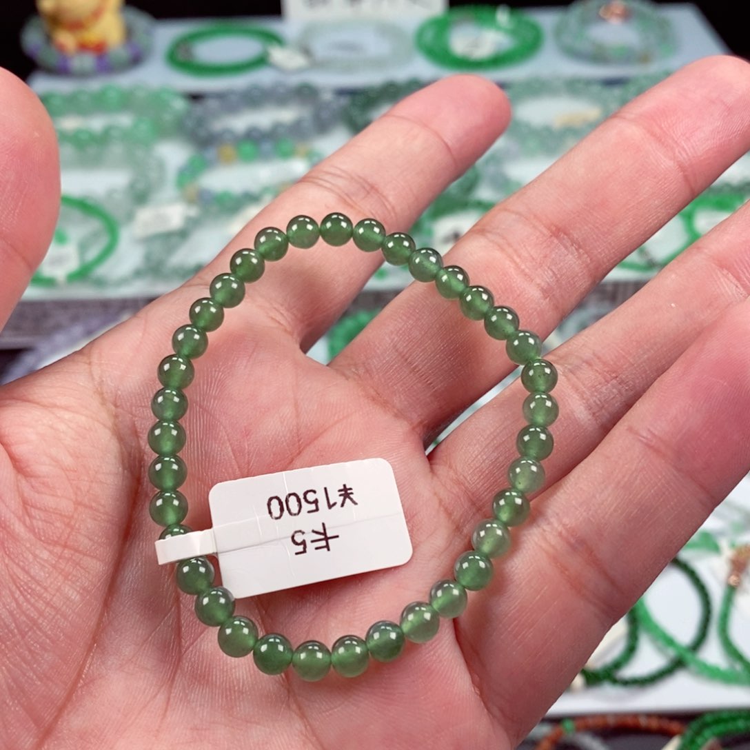 未镶嵌手链翡翠卡5