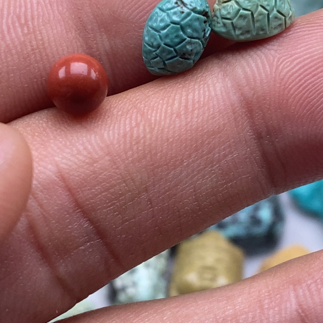 玖***玥南红玛瑙未镶嵌珠宝半成品