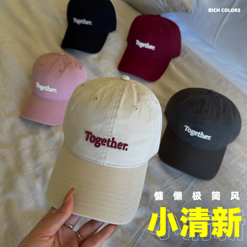 【together】aHat帽社｜在一起小清新美好寓意鸭舌帽