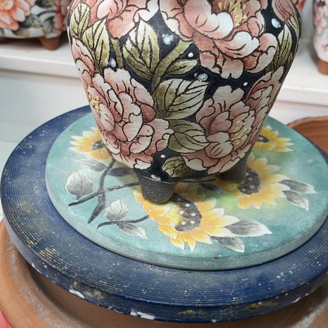 紫砂花盆水晶花盆22瑕疵