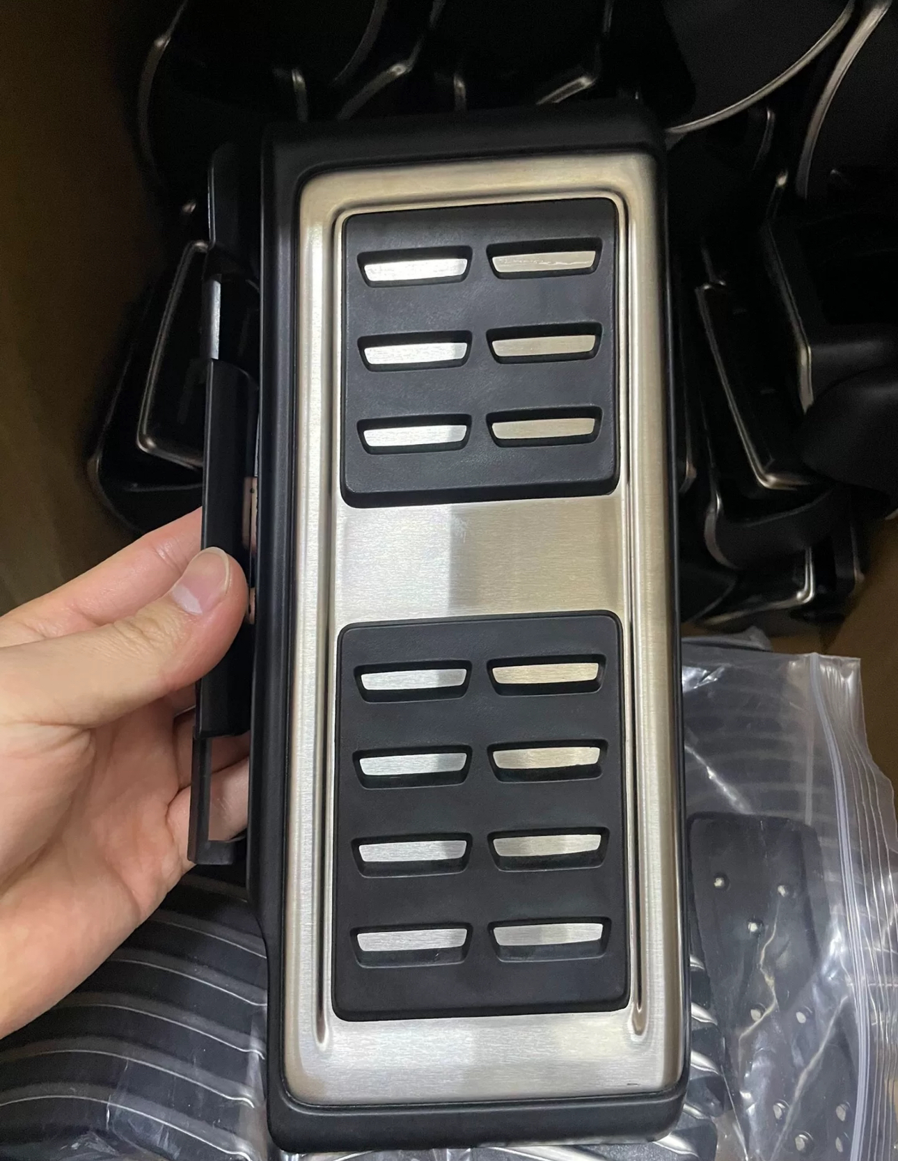 大众原厂金属 休息踏板 原厂全新正品 带标带号 单个 