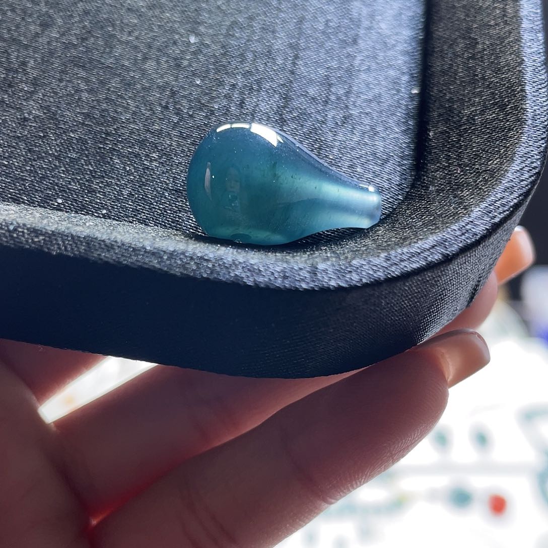 大***白翡翠散珠21.9*12.3*10.3三通单个