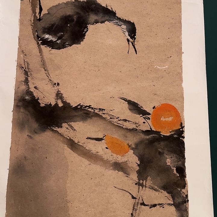 国画溥老师作品画作