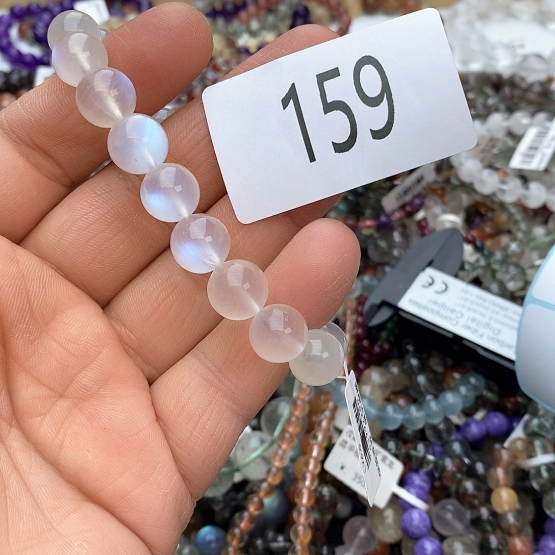 月光石手链未镶嵌手链