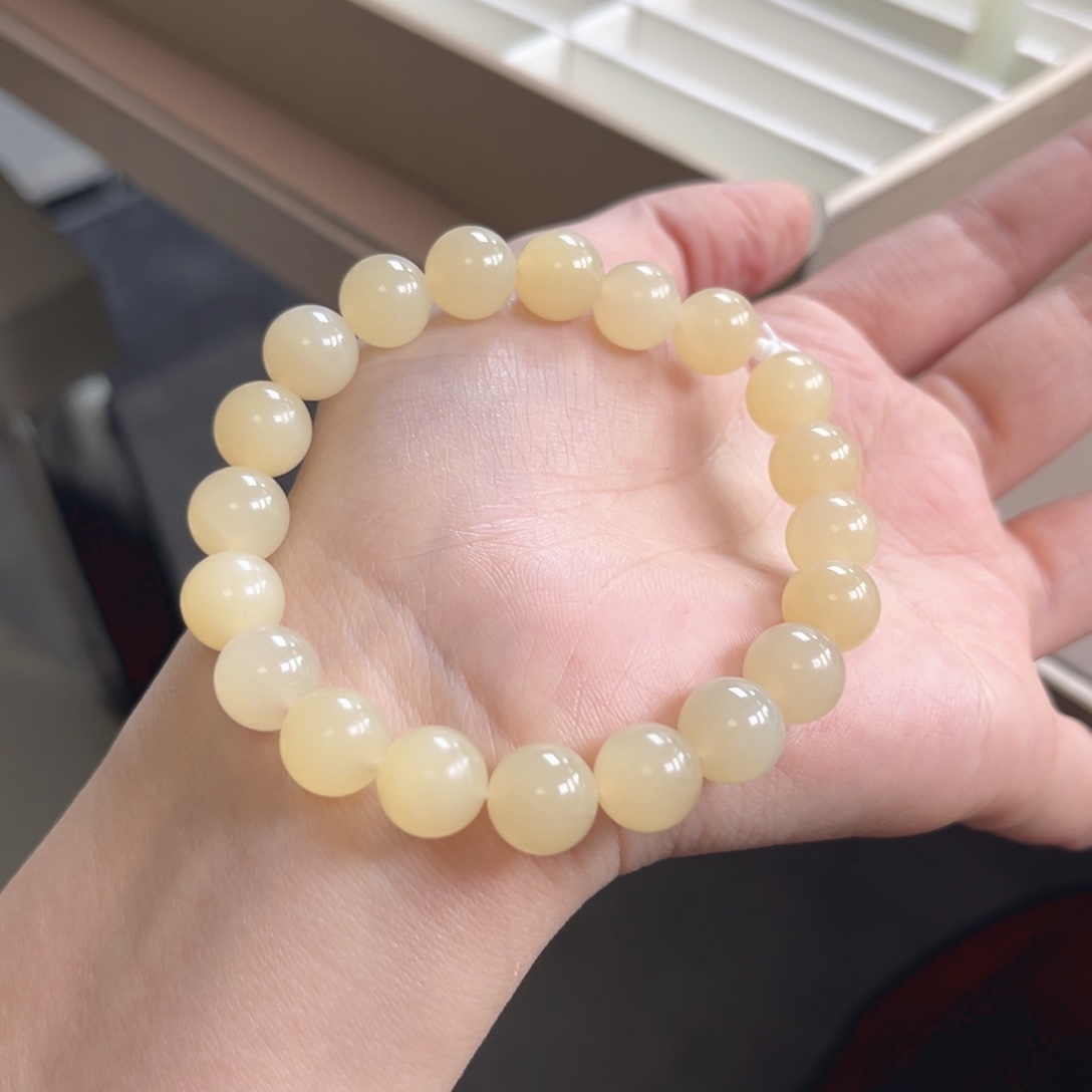 和田玉未镶嵌手链