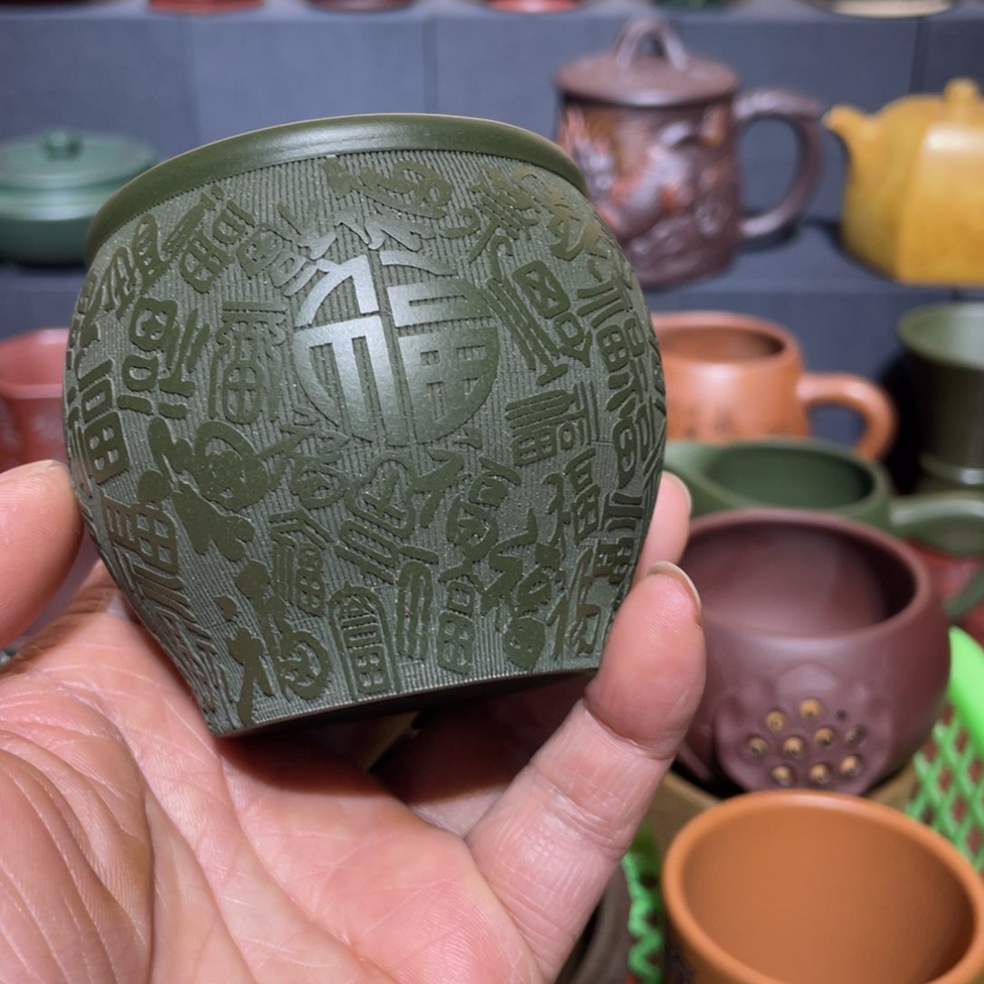 原矿紫砂手工主人杯