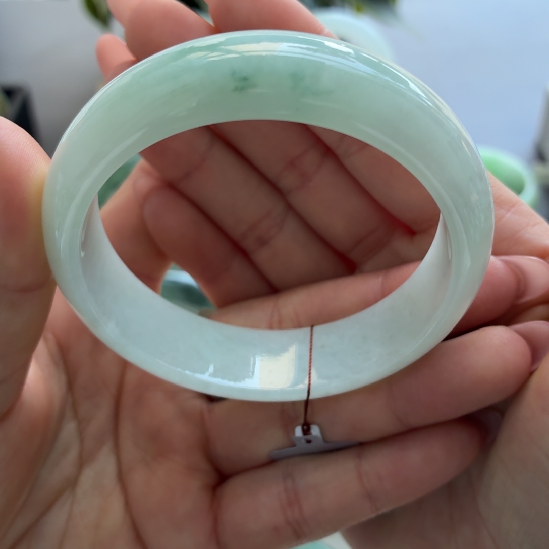 翡翠未镶嵌手镯天然