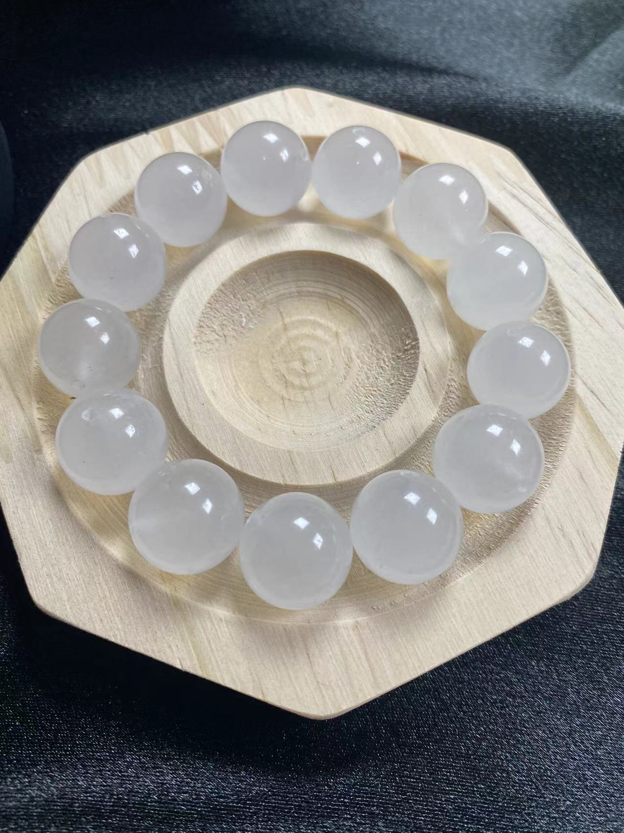 卡14+月光白珠子（一颗）散珠批发手串多样性发货