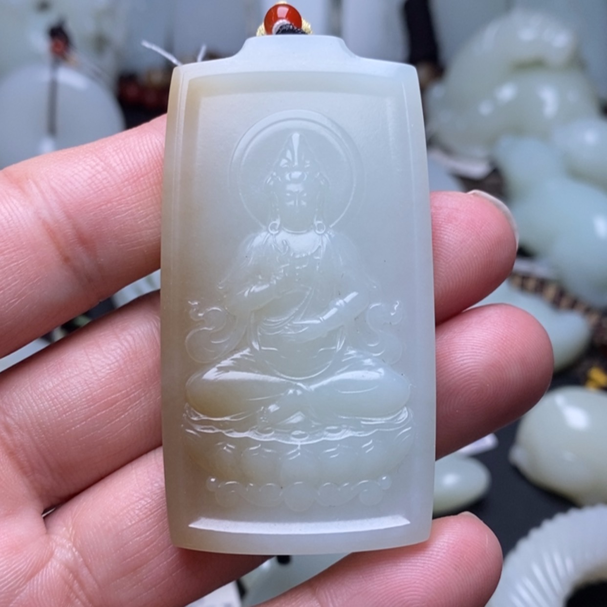 【闪购商品】颈饰未镶嵌和田玉（糖玉）