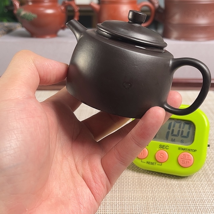 听***楼宜兴原矿手工紫砂壶