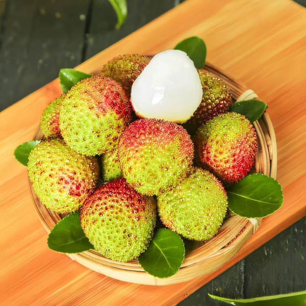 正宗妃子笑荔枝约6斤皮薄汁水多现摘现发果园直发荔枝同城送新鲜