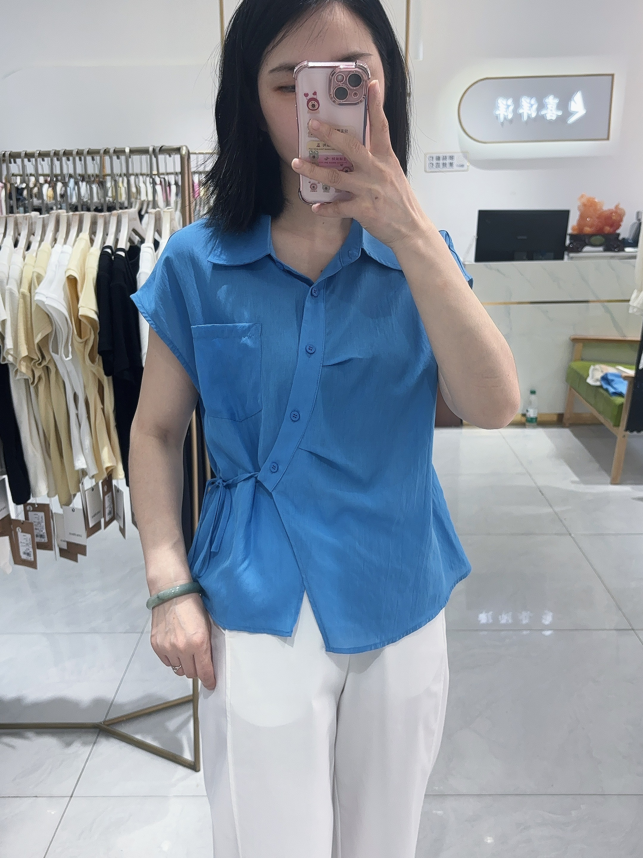 夏款设计感衬衣25283