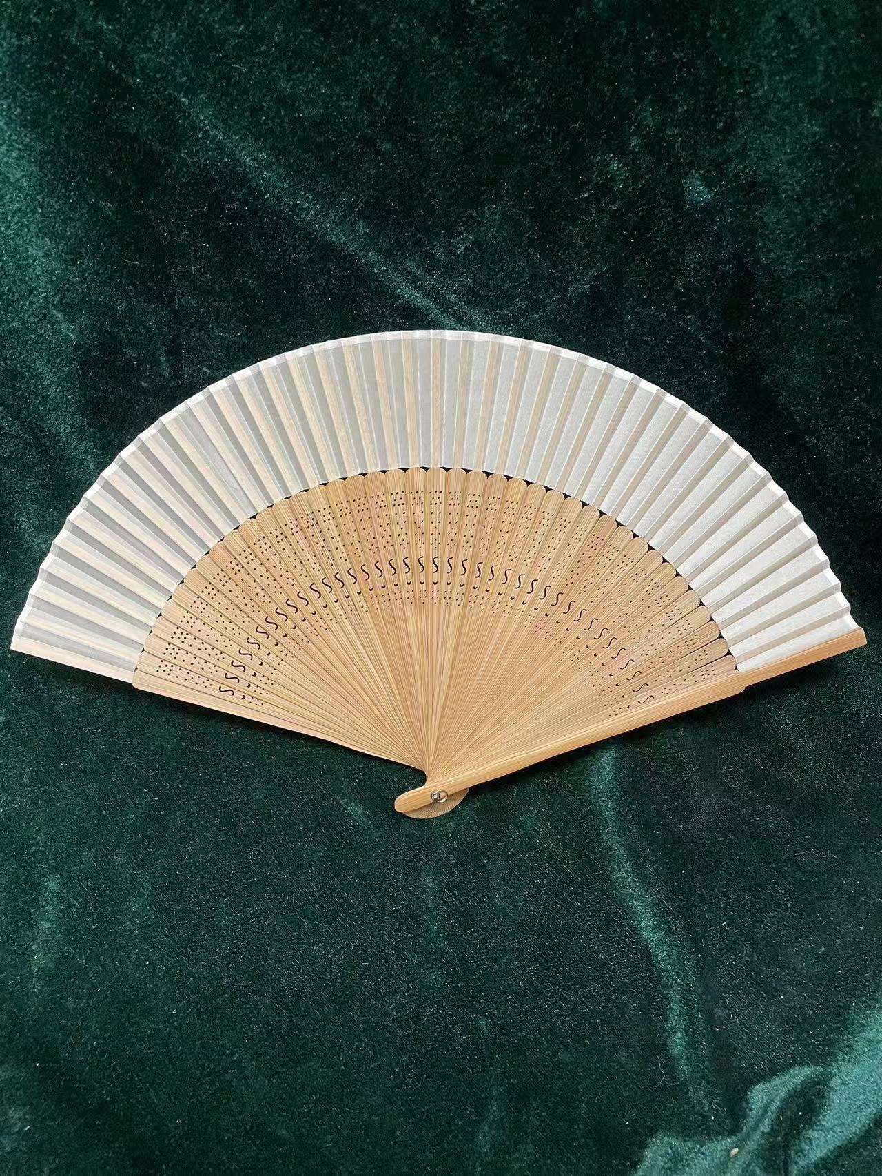 金丝竹苏扇子（多样性一件发货）