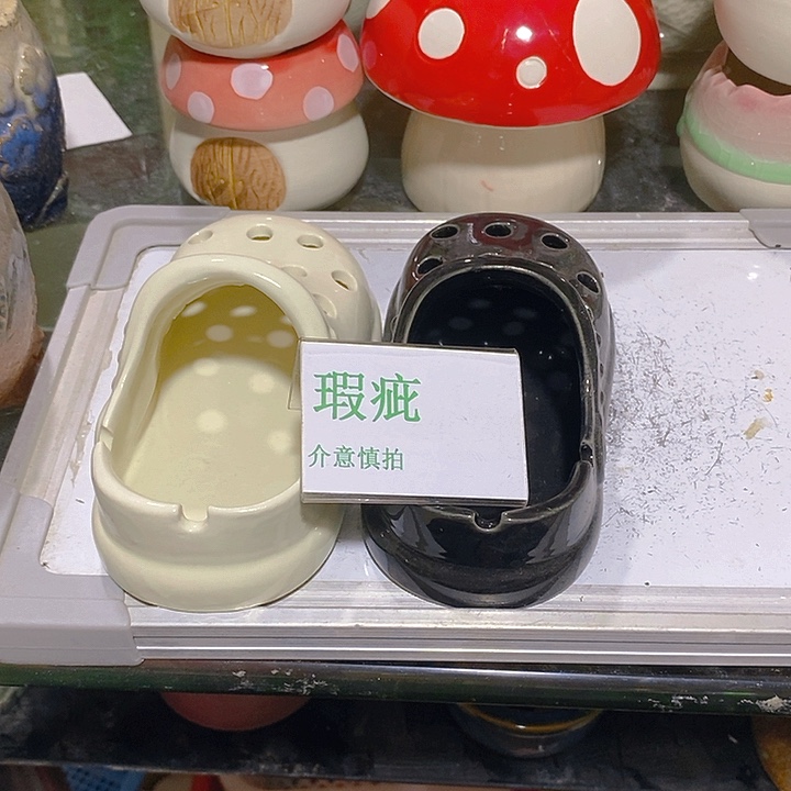 摆件多肉瑕疵盆有孔