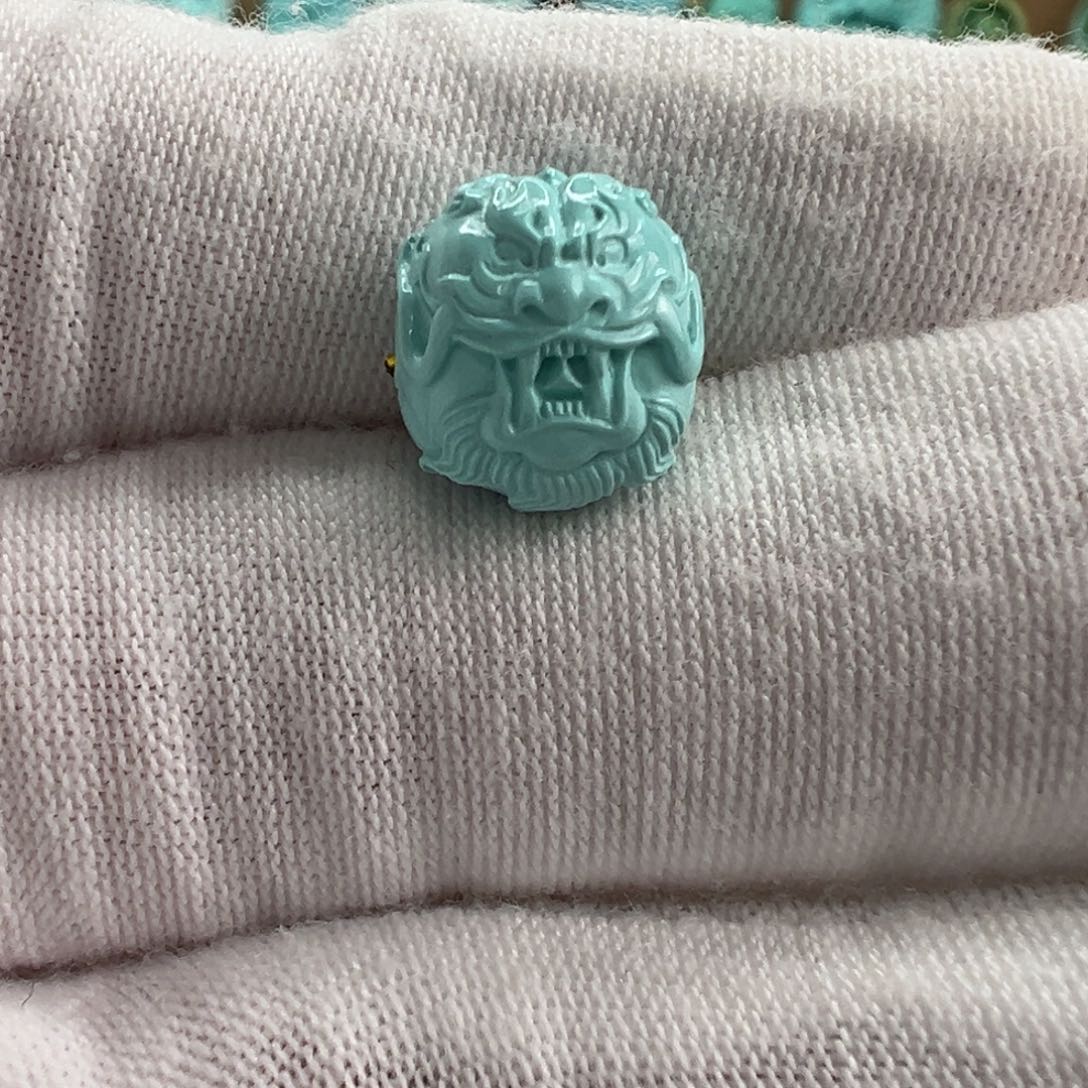 未镶嵌绿松石龙珠11.4mm