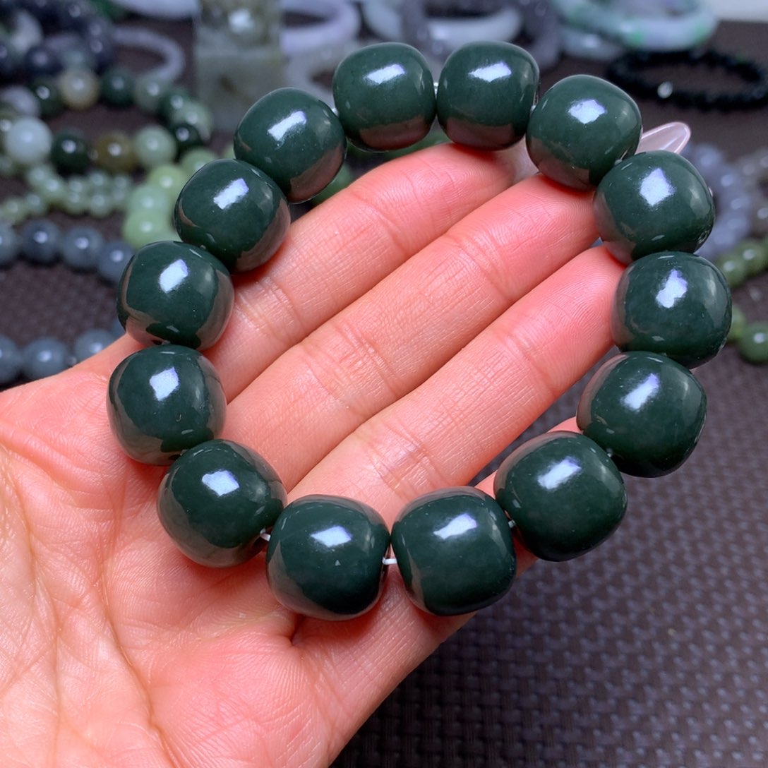 未镶嵌手串和田玉卡16