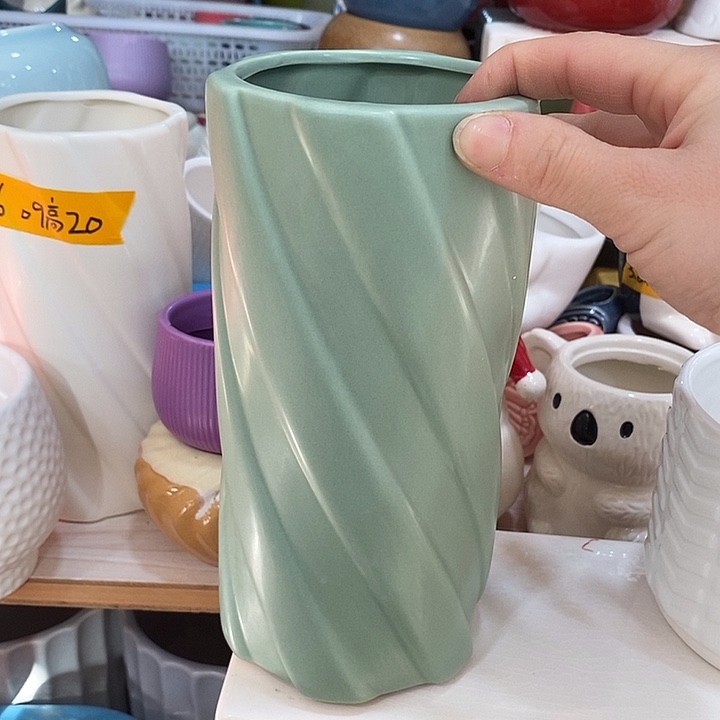 摆件陶陶盆有孔 瑕疵介意勿拍