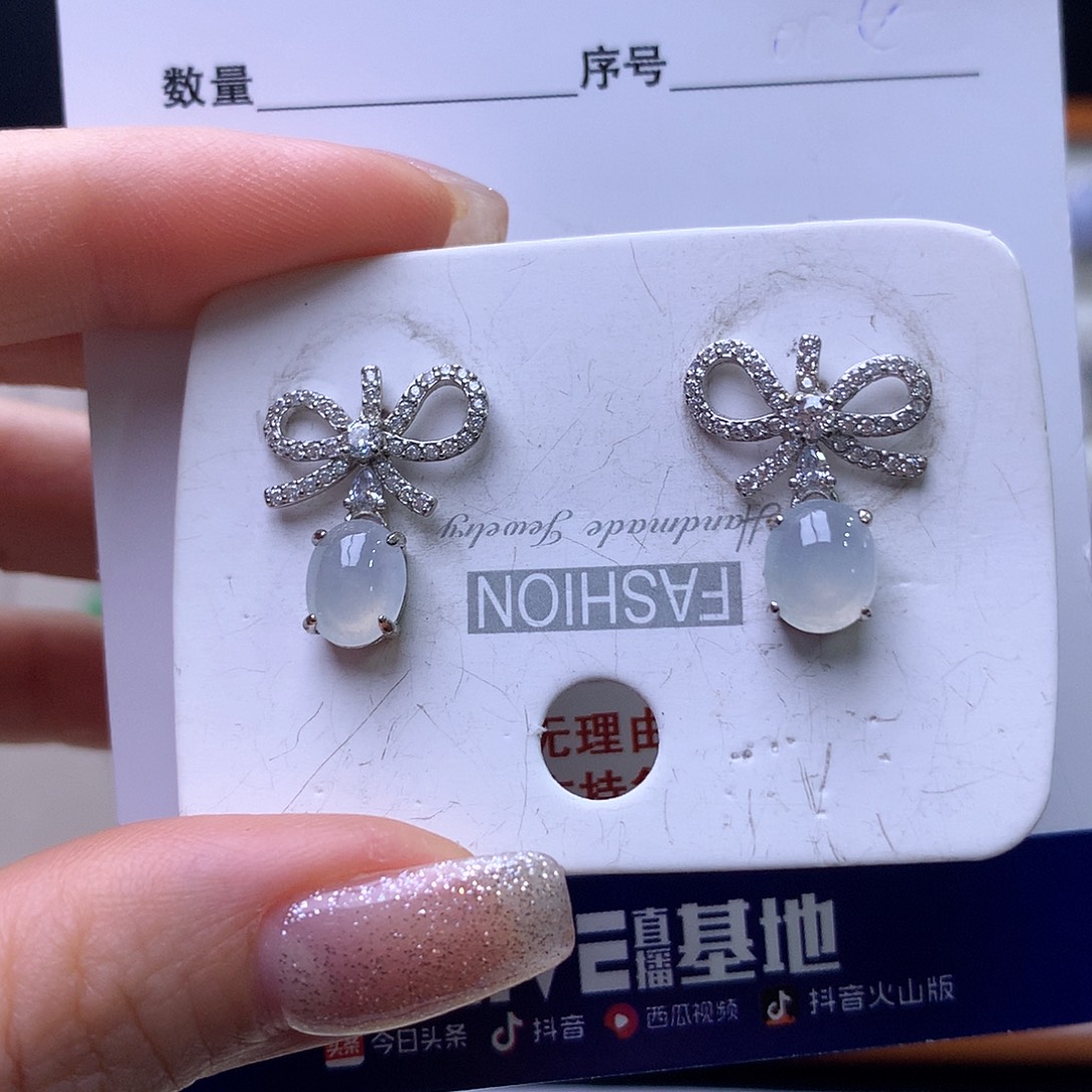 翡翠银S925镶嵌戒指