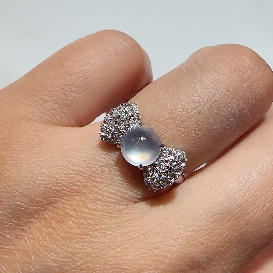 翡翠未镶嵌戒指戒指