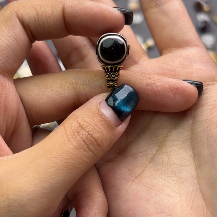 玛瑙/玉髓未镶嵌文玩配饰适配4-8mm的串