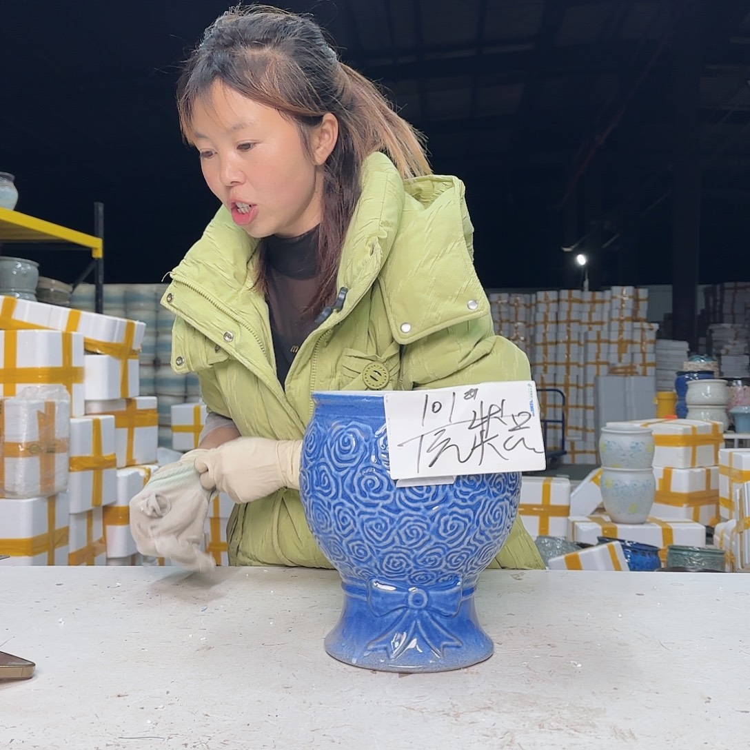 B***容花盆紫砂云上花盆直播1213-101