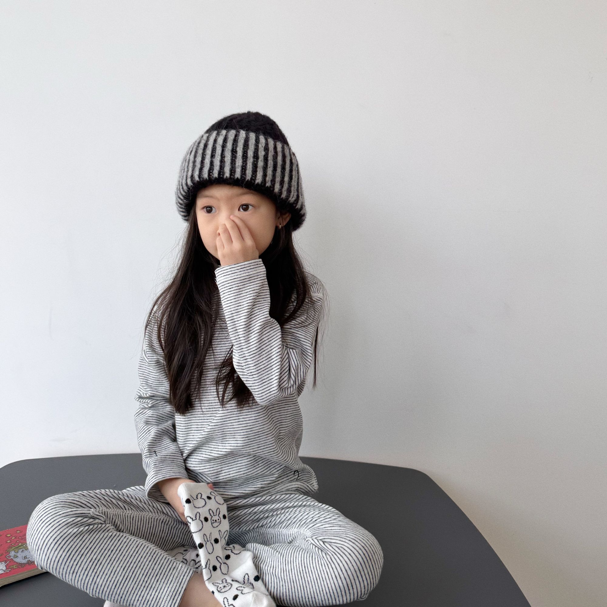 miniwhy亲子童装 | 亲肤感满分!数字刺绣家居服秋衣秋裤套装 25冬