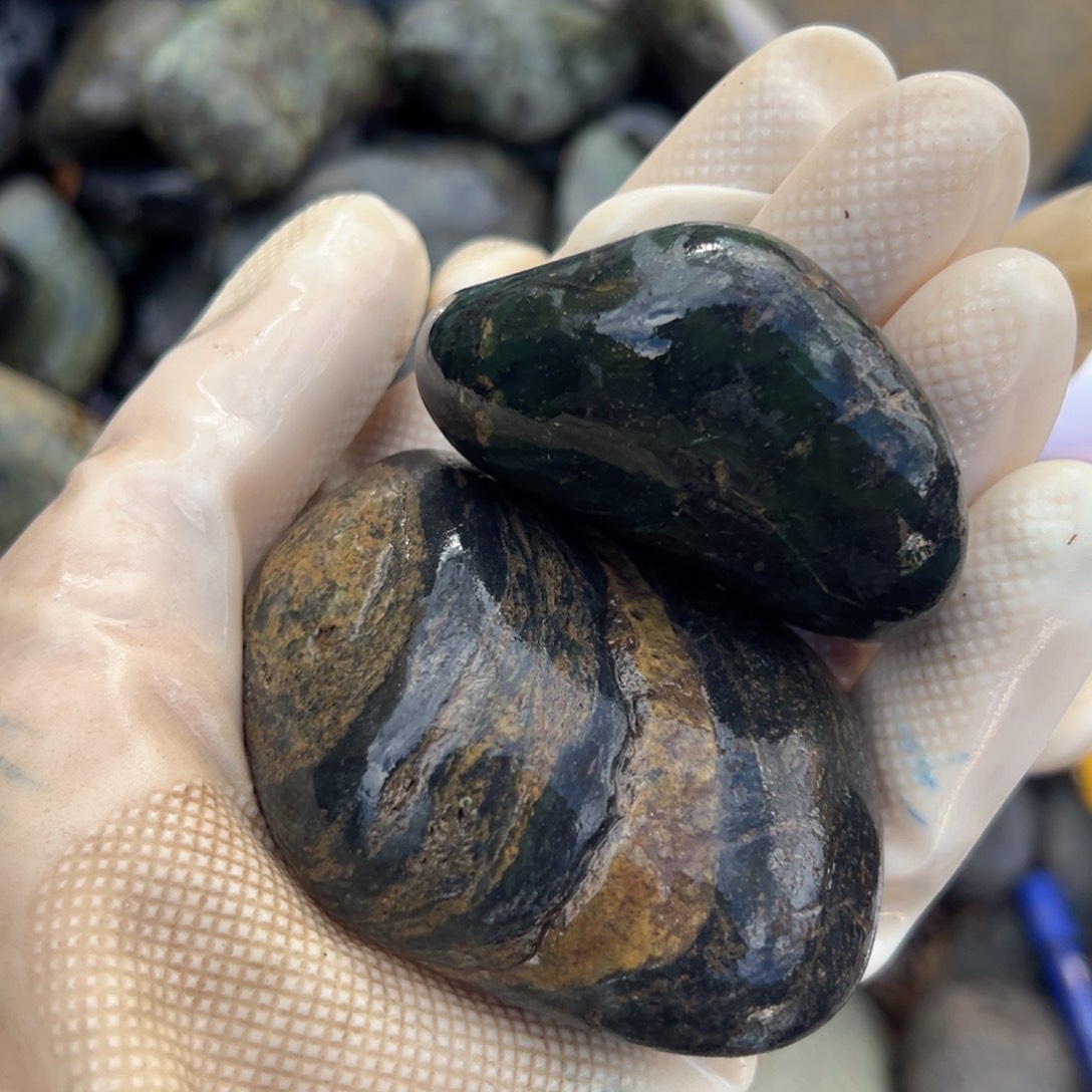 福***家长石玉合金藏玉藏玉