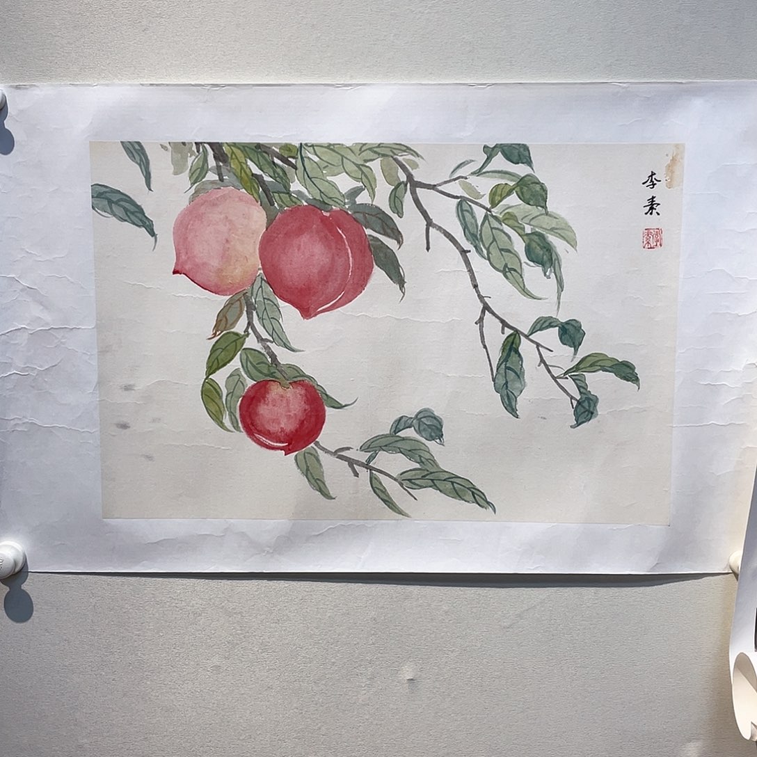 国画把门反锁门上一