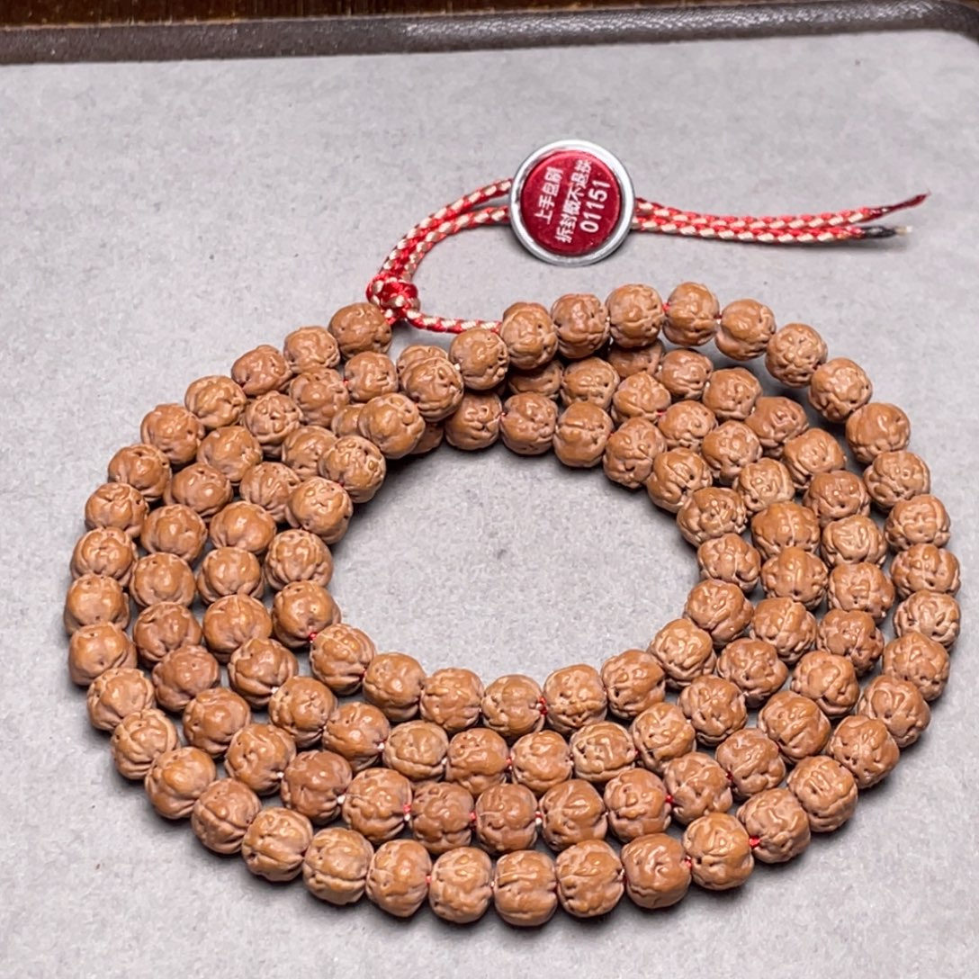 小***茬金刚菩提手串超头定制款满S佛手尺寸7➕