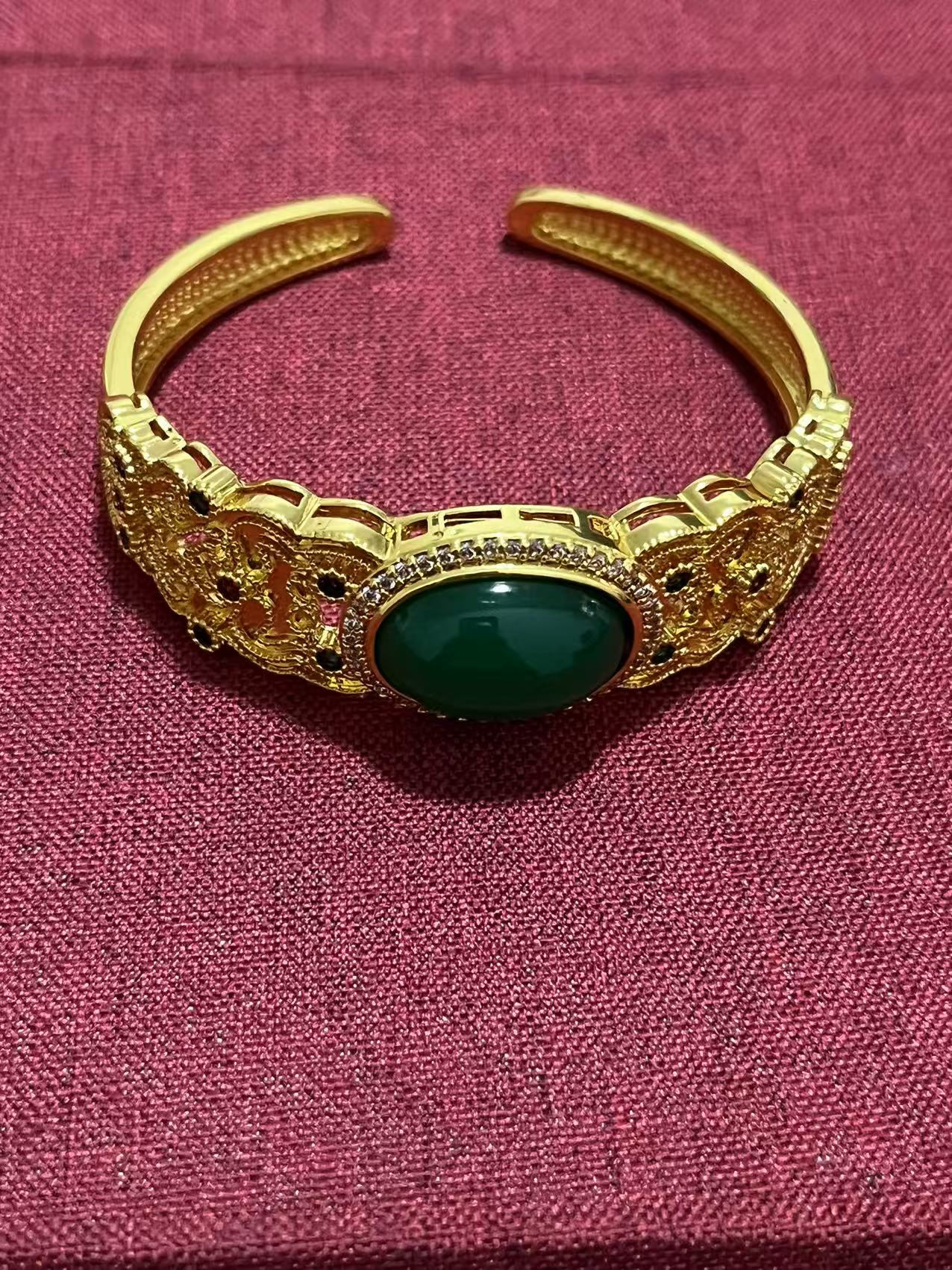 足银手镯  收藏级轻奢时尚气质简约精致手镯FJF714157