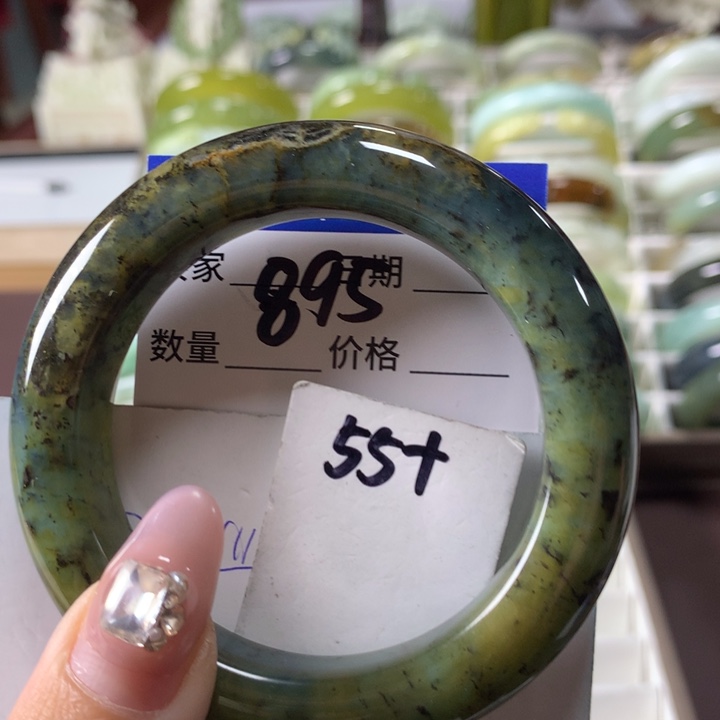 蛇纹石玉手镯未镶嵌895