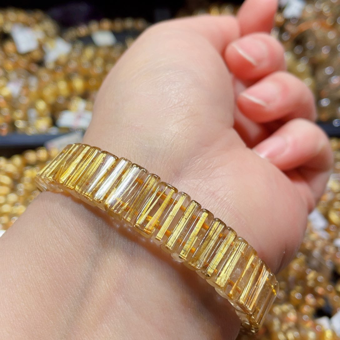 水晶手链未镶嵌天然水晶手链