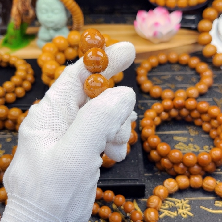 桃核手串用***，16尺寸龙纹