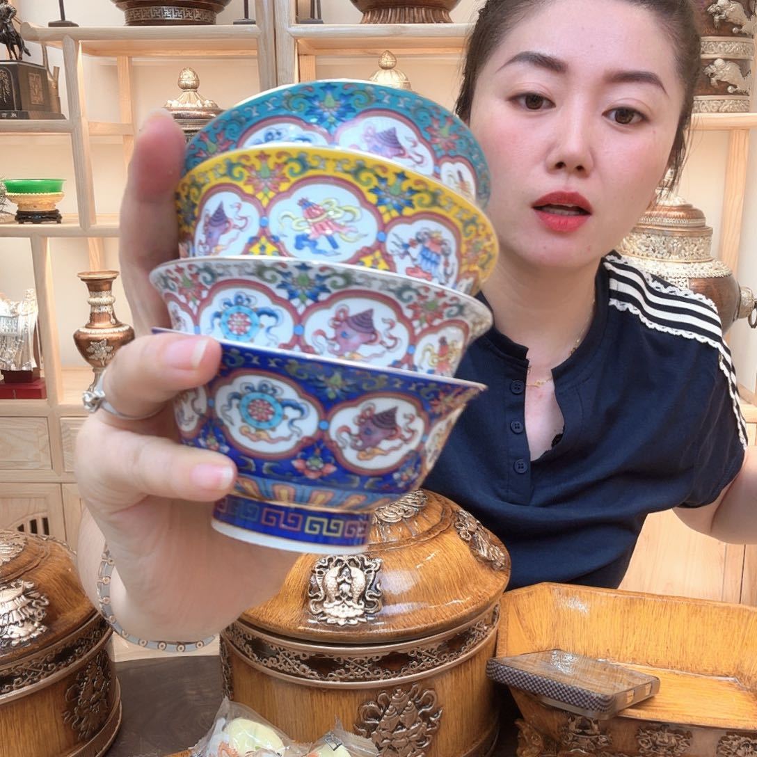 骨瓷10厘米喝茶的碗