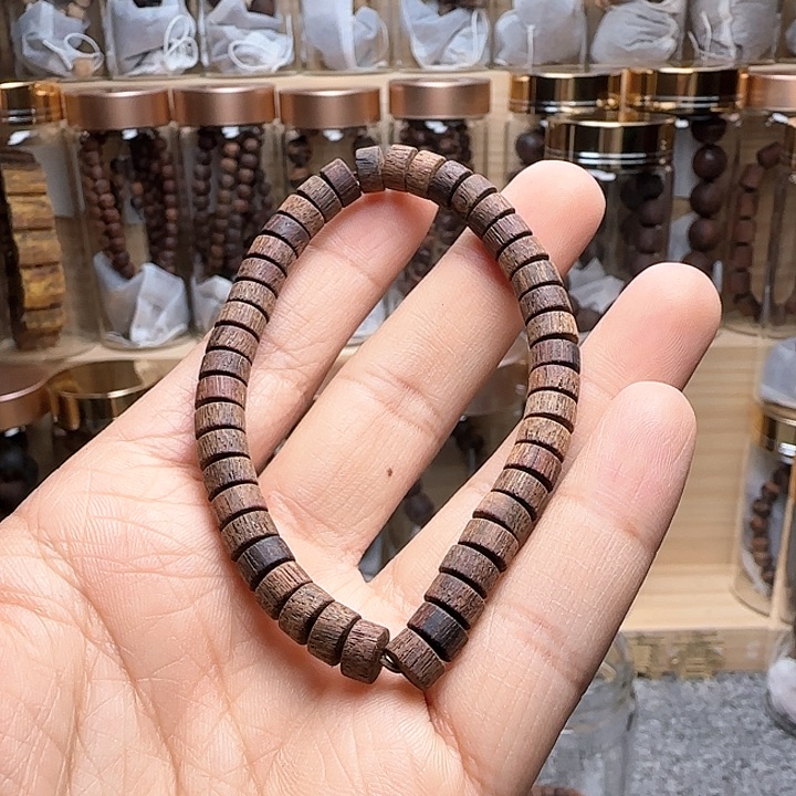 降真香手串/手链0.8绿油手串