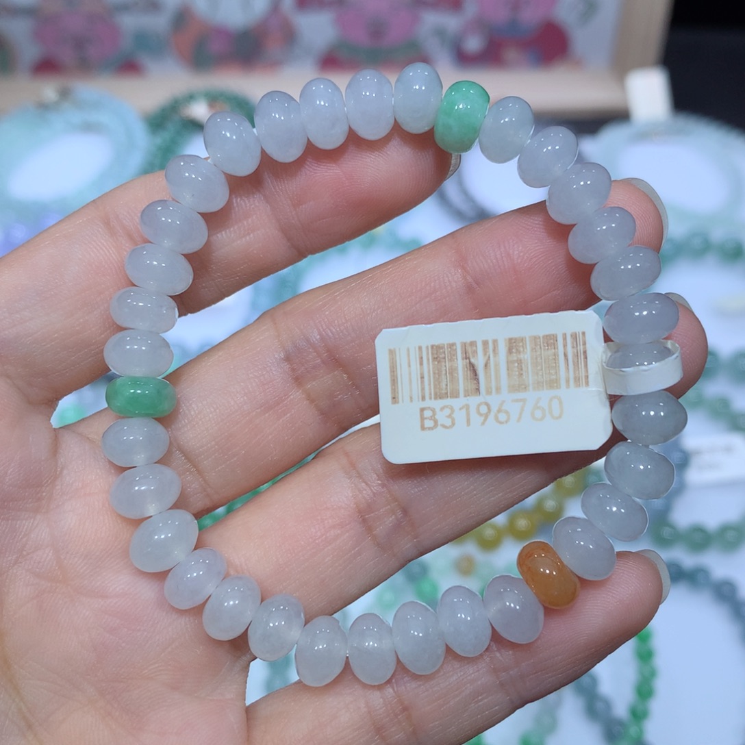 翡翠未镶嵌手链天然