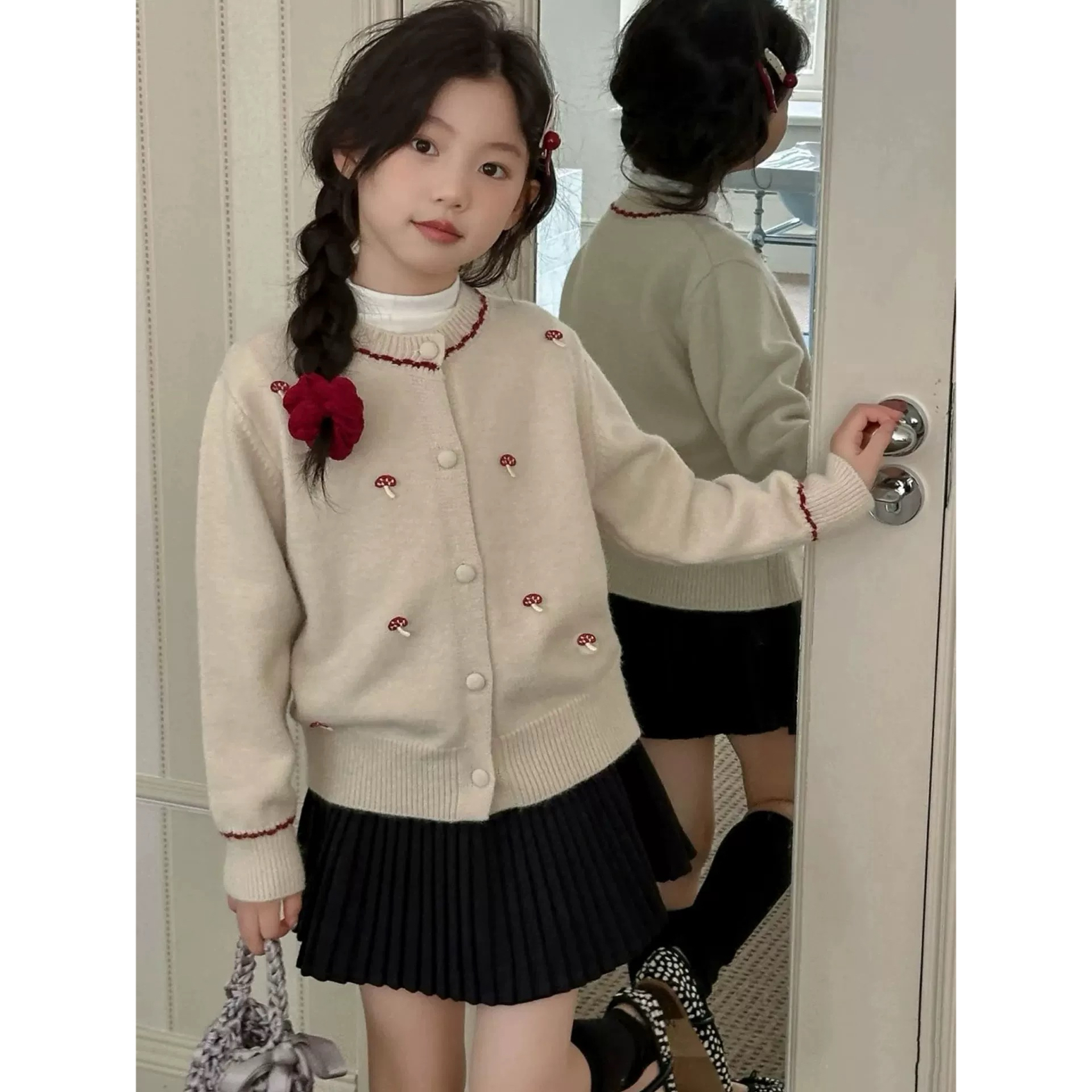 W童品，（现货）2025套装春秋季新款女童中大童套装洋气韩版4085