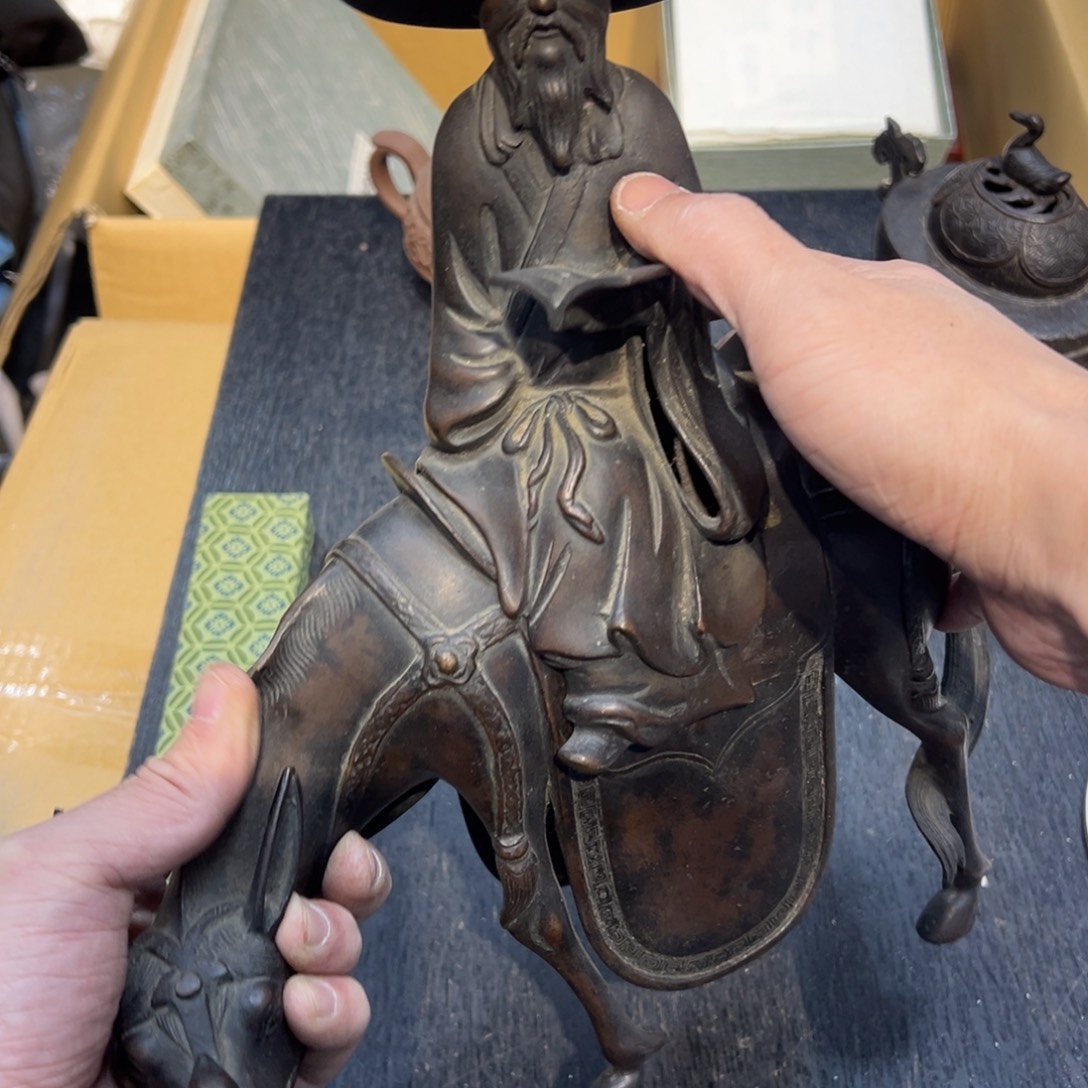 仁***馆铜中古工艺品摆件