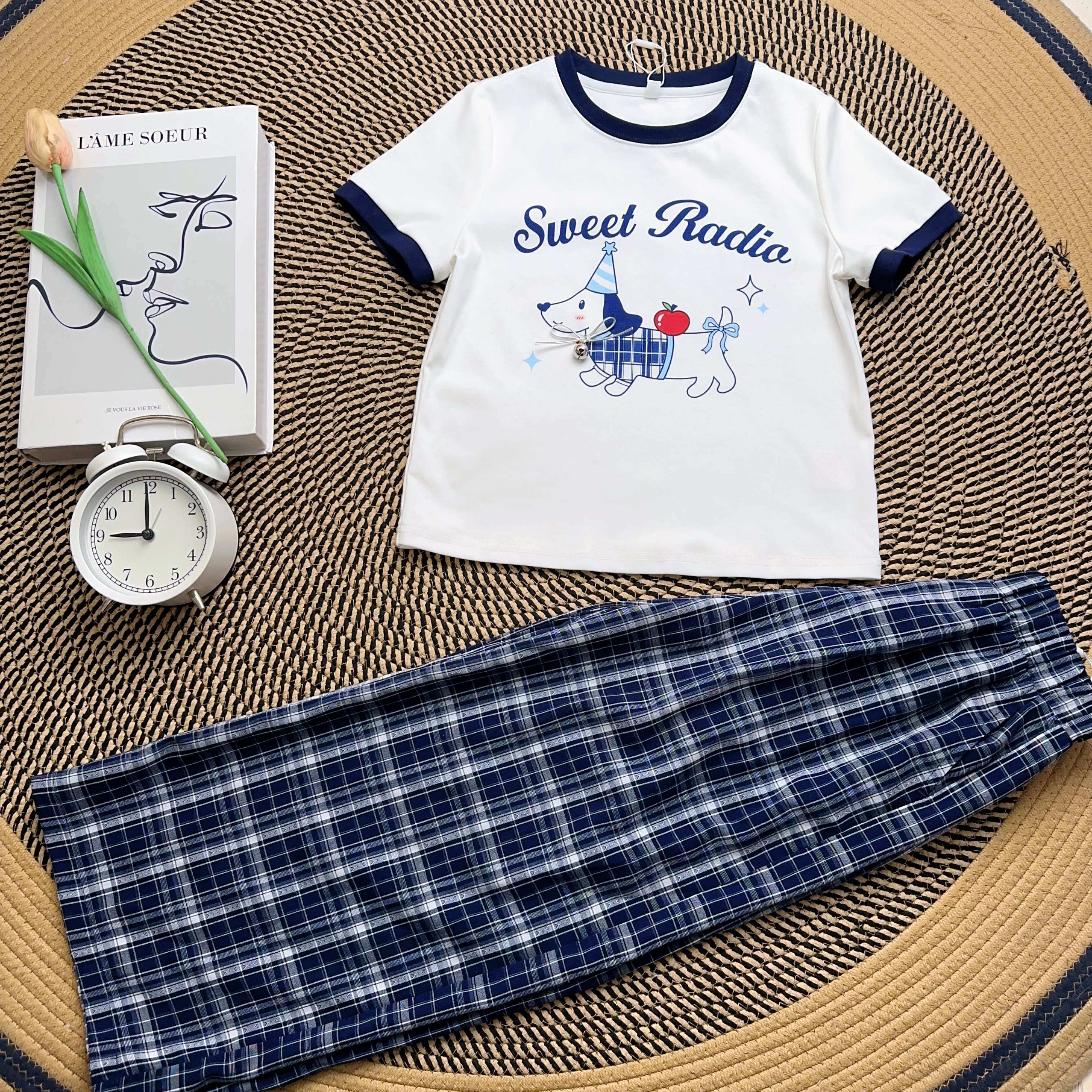 MINIIEF【爱依服童装】2026春季新款韩系风休闲洋气女童上下套裤商品图