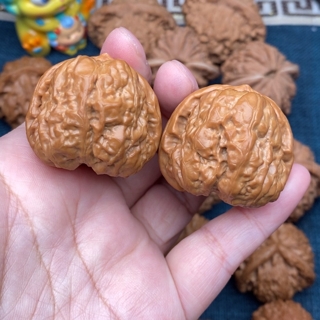 文玩核桃把件38全品延庆蛙