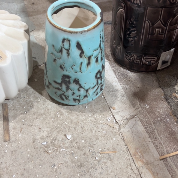 陶瓷花瓶摆件外贸出口微瑕捡漏