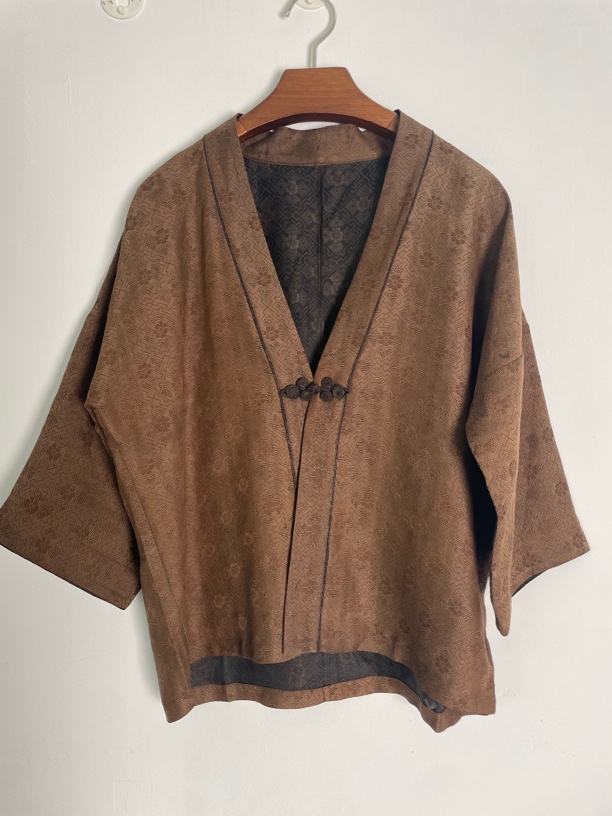 新中式桑蚕丝开衫