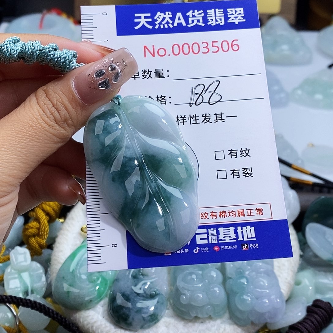 翡翠未镶嵌颈饰3506