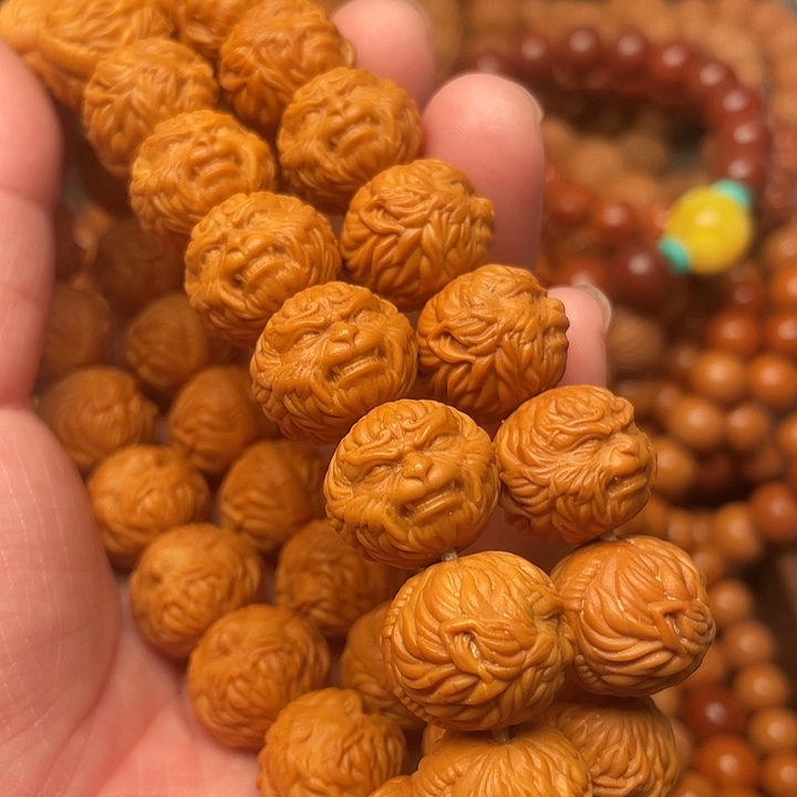 猴头核桃手串陈黑