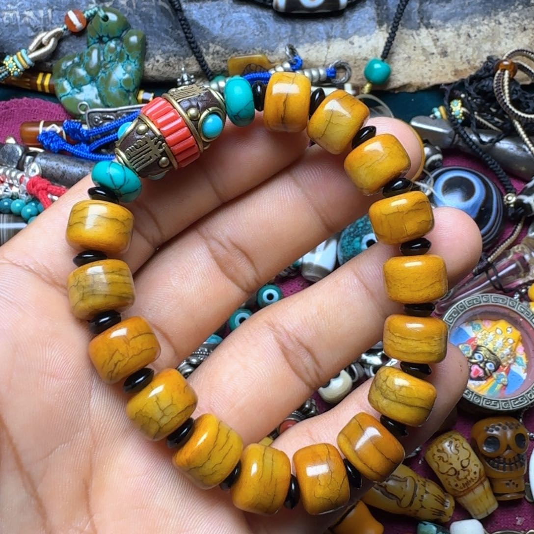 金刚菩提手串牦牛骨15