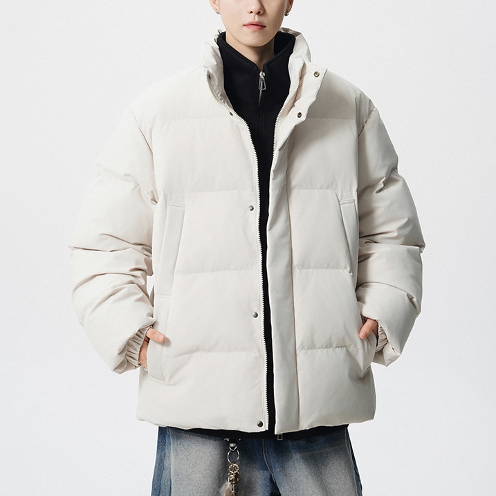 意大利品牌MAFEHCIE 立领棉服加厚保暖情侣面包服宽松潮牌外套